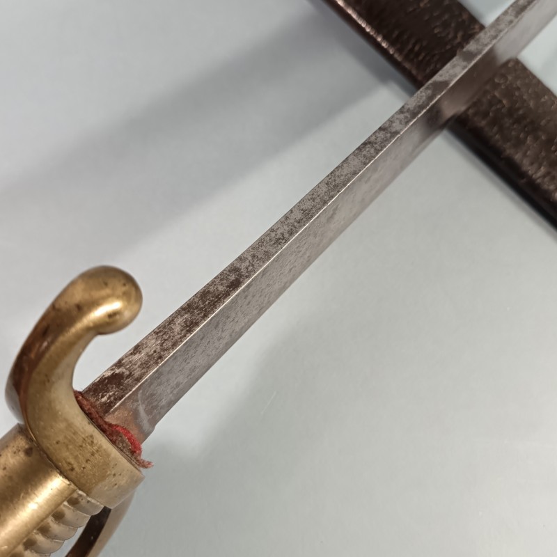 SABRE BRIQUET INFANTERIE MODELE AN XI PREMIER EMPIRE ET SECOND EMPIRE LAME NON MARQUEE